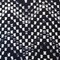 1 Yard Dark Navy Beige Geometric Print Rayon Spandex Knit Fabric Stretch Jersey